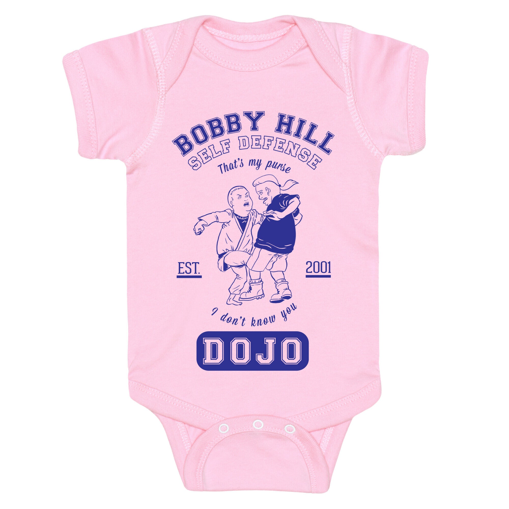Bobby Hill Self Defense Dojo Baby One Piece